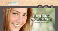 Desktop Screenshot of churchtowndental.com